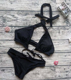 Baby Pink Low Waist Bikini Set