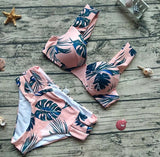 Baby Pink Low Waist Bikini Set